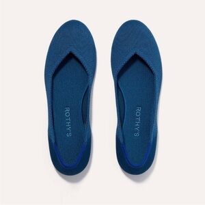 Rothy’s the round flat deep ocean blue